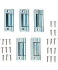Beefy Cranked Flush Cabinet Hinge In Steel With Zinc Plating For 15 To 19mm Cupboards And Mobile Home Doors Built To Last