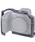 Durable Aluminum Camera Cage Rig For R5II And R52 Full Protection 360 Shield with Anti Slip Pads, ports visible