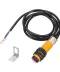 Industrial Diffuse Reflection Photoelectric Sensor M18 detects objects from 7 to 30 cm, includes mounting bracket, cable view