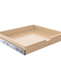 Slick Glide Pull Out Cabinet Drawers Reliable Rugged Wooden Storage Organizer No Fuss Kitchen Setup Heavy Duty Pantry Shelves Undercounter Space Hack Twenty One By Twenty Two Inches - Solid wood drawer with smooth slides.