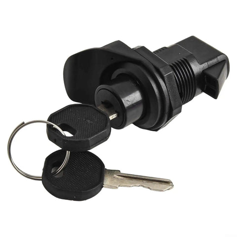 Black 27mm Push Fit Latch For RV And Marine Storage Boxes With Keys Metal Camper Cabinet Door Replacement Kit Secure Button Lock