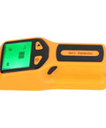GOTOTOP Stud Finder Wall Scanner 5 in 1 Hd LCD Display Sensor (Yellow) showing LCD screen and control buttons.