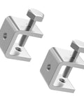 Beefy 2 Pack 20mm C Clamp Set Stainless Steel 304 Small Screw Clamp with 0 to 20mm Clamping Range M6 Thread Ideal for Small and Medium Projects For Any Job, two clamps