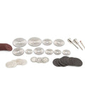 65 Piece Cutting Wheel Set For Glass Tile Metal With HSS Resin Cutters Pro Grade 8 Hole Discs for grinders and air tools