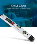 Pro Grade Digital Inclinometer Level 360 Degree Range Angle Finder With Bright Backlit Display for slope readings.