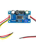 170V DC High Voltage Boost Converter for Vacuum Tubes and Nixie Clocks with blue housing and wiring connections