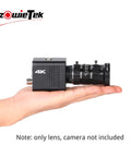 Hand holding Low Distortion 5 To 50mm C Mount Zoom Lens For Raspberry Pi HQ Camera IMX477 And ZowieCAM POV CS Mount