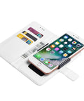 Premium White Snap-On Cover For Danew Trace T-One Plus Two Super Clear HD Tempered Glass Screen Protectors Ensuring Perfect Fit And Easy Access To All Buttons with credit cards and cash slots.