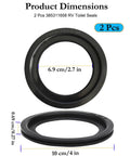 RV Toilet Seal Replacement Kit For Campers And Travel Trailers Flush Ball Gasket Seal For 300 310 320 Toilets Part 385311658 Durable Rubber Easy Install Fix Leaks And Odors 2 Pack, 4 in OD 2.7 in ID