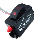 Summit Hydraulics hydraulic multiplier SCV splitter/diverter valve kit with control box; black compact module with red indicator lights