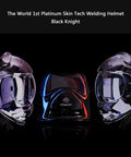Auto Darkening Welding Helmet With Ultra Large Viewing Screen True Color Display And 4 Arc Sensors front and side views