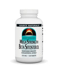 Heavy Duty Beta Sitosterol Capsules 375 Milligrams 120 Count in a white bottle for cholesterol balance support.