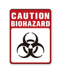 Heavy Duty Self Adhesive Biohazard Warning Decals Waterproof Toxic Waste Stickers Built Tough As Nails That Stick Like Crazy For Medical Labs Or Industrial Sites, Caution biohazard sign design.