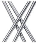 Rock Solid Linear Guide Shafts Chromed Steel Rods For 3D Printer And Cnc Machine Builds, polished stainless steel rods crossing.