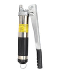 Stainless Steel Double Gear Oiler Manual Grease Gun Kit With 800ml Capacity, side view showing handle and nozzle.