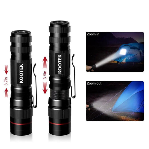 Mini LED Pocket Pen Flashlight 5 Pack Waterproof Zoomable Bright Light For Kids And Outdoor Adventures Portable EDC Utility Up To 300 Lumens Ideal For Camping Hiking Biking And Emergencies