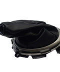 Black Stitched Shift Boot For 2009 To 2011 Honda Fit 1.5L Direct Replacement Easy Install Durable Car Interior Trim Cover With Precise Fit Oem Style Look