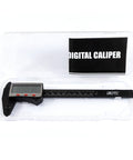 6 Inch Digital Caliper With Large LCD Display And Wide Readout Pro Grade Precision inside tough hard case