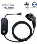 Beefy Portable EV Charger 220V Level 2 With Type 1 SAE J1772 Plug 16A 5m Cable IP67 Weatherproof And Fire Resistant EVSE Controller
