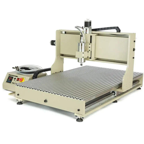 4 Axis USB CNC Router Engraver 2.2KW 6090T Milling Machine For PCB Signs Badges Bronzing Plates Aluminum Acrylic Engrave Mill Drill