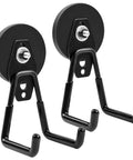 Dope Heavy Duty Magnetic Hooks 2.59 Inch Diameter With Anti Slip Rubber Base Industrial Strength Set Of 2 for garage use