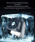 Vertical Hot And Cold Water Dispenser With Button Control component in ice block