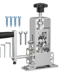 Ergonomic Wire Stripping Machine With Anti-Slip Handle Heavy Duty Hand Tool For Electric Manual Use, showing tool and accessories.