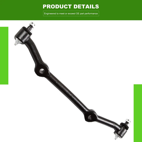 14 Piece RWD Front Suspension Kit With Idler Arm Inner Outer Tie Rod Ends Adjusting Sleeve Sway Bar Link Ball Joint Drag Link For Chevy S10 GMC Jimmy Sonoma 1996-2003 Ready To Install black steel center link