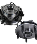 Two Pack Front Wheel Hub And Bearing Assembly For 2007 2010 Jeep Wrangler Front Axle 5 Lug With Abs Driver And Passenger Sides