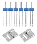 Stainless Steel Twin Needles With Pintuck Presser Foot For Sewing Machines Heavy Duty Multi Function Needles For Home And Pro Use Easy