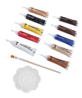 10 Color Wood Furniture Repair Kit With 20ml Putty Tubes For Quick Cabinet Touch Ups, DIY Home Restoration, Scratch And Chip Fixes