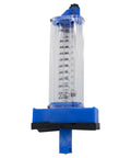 Flow Meter For Three Inch PVC Or Galvanized Pool Piping Top Mount Horizontal Install 100 To 300 GPM With Clear Acrylic Body