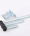 Heavy Duty Adjustable Leveling Feet For Furniture And Cabinets, 4 Pack Swivel Levelers In Corrosion Resistant Steel, Easy To Install, Ideal For Shelving Units, Wardrobes, Benches, Beds, Bookcases And More. 4-pack steel swivel feet with mounting plate
