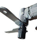 Close-up of the 90 Degree One Quarter Inch Air Die Grinder Mini Pneumatic Angle Grinder Workhorse showing throttle and metal body