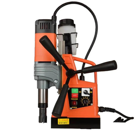Heavy Duty Mag Drill Kit For Steel Plate Metal Fabrication. Powerful portable magnetic drill press with annular cutter.