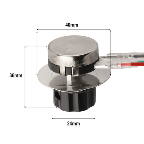Potentiometer Throttle Button Rotary Knob Accelerator For Electric Cart And Beer Bike With Smooth Speed Control and Durable Construction