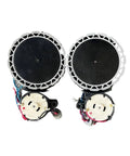 Pair of vacuum drive wheels with motors; black centers, white rims, for Ecovacs Deebot X1/X1s Pro/X1 Omni T10/T20