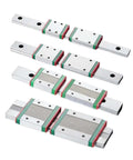 High Precision Linear Guide Rail Kit With Smooth Glide MGW7 Slide Blocks For CNC Projects 100 To 450 Mm, aluminum rails