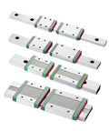 Top Notch High Precision Linear Guide Rail Kit With MGW7 Block, aluminum rails with mounting holes for CNC motion control