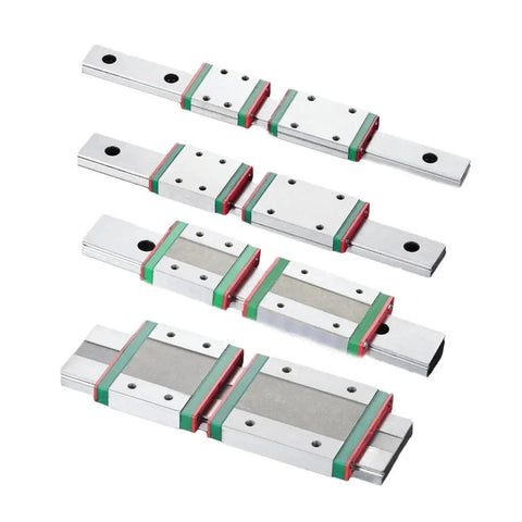 Top Notch High Precision Linear Guide Rail Kit With MGW7 Block, aluminum rails with mounting holes for CNC motion control