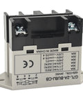 General Purpose Relay With Built In Test Button 24 VDC Screw Terminal Connections Upper Bracket Mount DPST No Contacts Class B Insulation