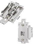 35mm Din Rail Mounting Clip Kit Stainless Steel Heavy Duty Fixed Bracket For SSR Relays Contactors And Circuit Breakers Easy Install