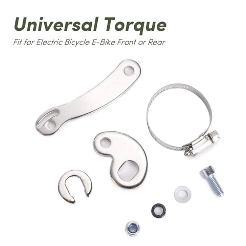 Universal Torque Arm Kit For Electric Bicycles And E Bikes Fits Front Or Rear Hub Motors And Mid Drive Maintenance Tool For Quick And Easy Inside Or Outside Frame Installation One Set