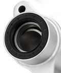 Rear Axle Bearing Carrier Housing Hub Assembly for Warrior 350 YFM350X ATV Fits 1989 to 2004 OEM Spec Durable Bolt On Replacement Parts 3GD-25311-11-35 3GD-25311-10-35 3GD-25311-11-P0 3GD-25311-00-35, silver aluminum hub with bearing seal