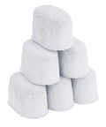 Six white charcoal water filter cartridges for Breville Barista Express/Pro espresso machines.