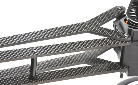 Extra Long Carbon Fiber Ladder Wheelie Bar Set For Losi 22S RC Drag Car NPRC Legal 14.5 Inch Wheelbase Ultra Stable High Speed Pass ETK2033