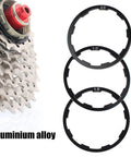 Three Sizes Aluminum Bike Cassette Spacers Kit 1mm 1.5mm 2mm For Freehub Alignment Headset Washer Bottom Bracket Axle Gasket