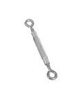 Heavy Duty Eye Eye Turnbuckle Rust Resistant Steel Rigging Hardware for Marine Sailing, 12-inch Tension Adjuster.