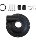 Heavy Duty Cyclone Dust Separator Filter For Vacuum Cleaners DIY Workshop Collection System 7.76 Inch Black filter elbow and attachments.