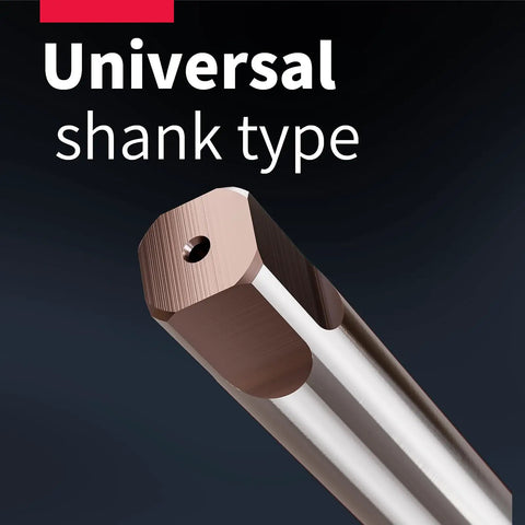 Close-up of 18mm Hand Reamer H8 Straight Slot Reamer For Metal Precision Metric Reaming Drill Bit showing universal shank type